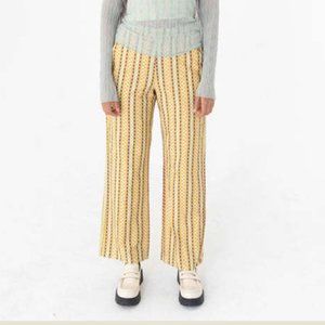 FIND ME NOW Judy Pants in Yellow Green Brick Multi sz 0